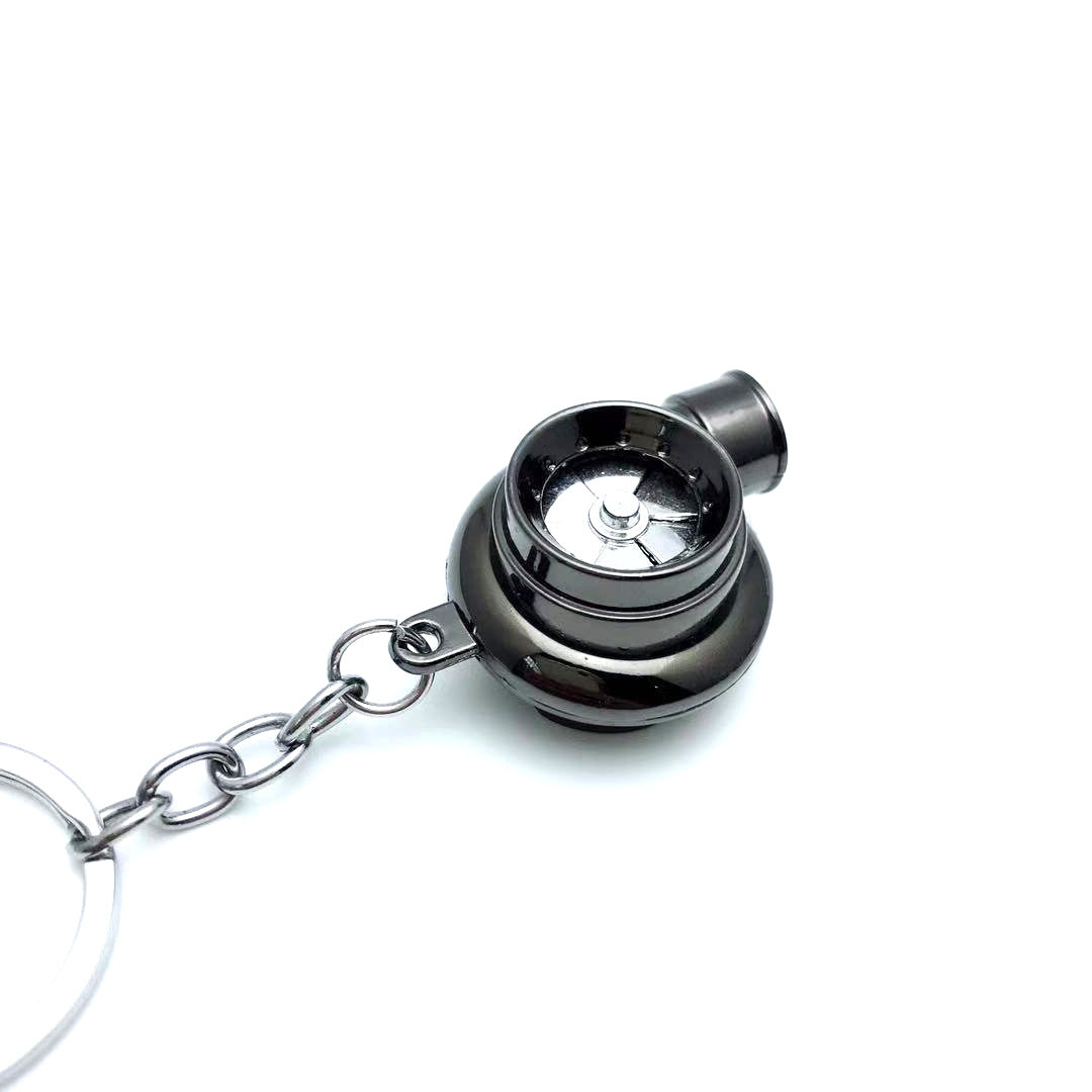 z Automotive Turbine Keychain Metal Creative Luminous LED