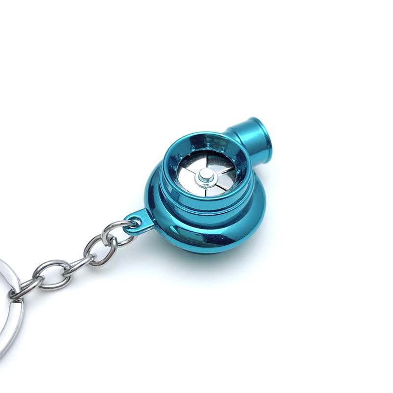 z Automotive Turbine Keychain Metal Creative Luminous LED