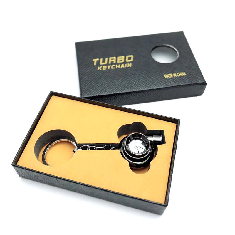 z Automotive Turbine Keychain Metal Creative Luminous LED