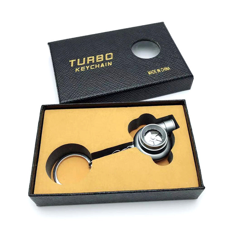 z Automotive Turbine Keychain Metal Creative Luminous LED