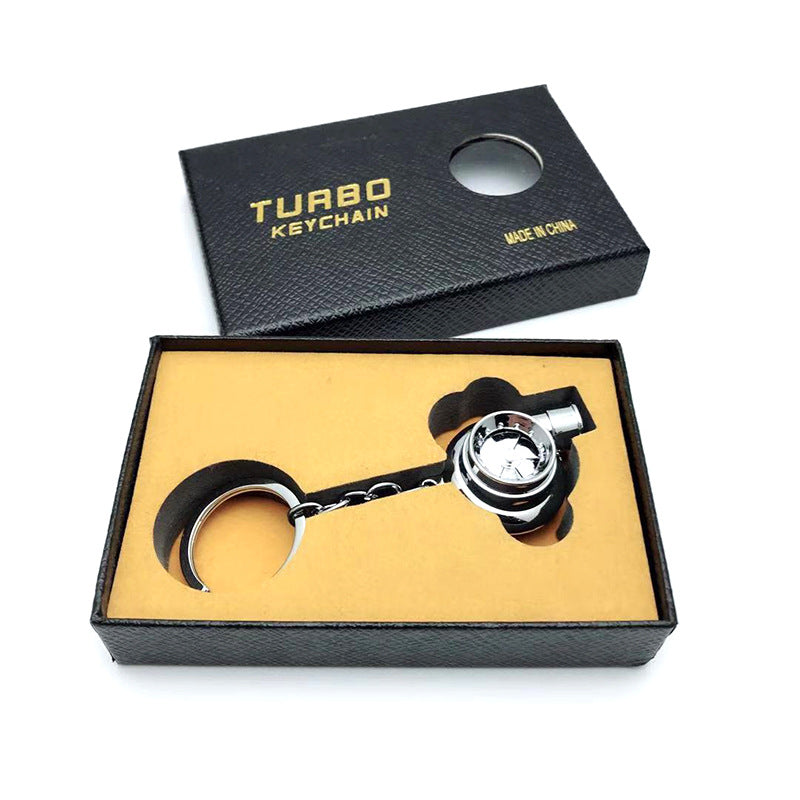 z Automotive Turbine Keychain Metal Creative Luminous LED