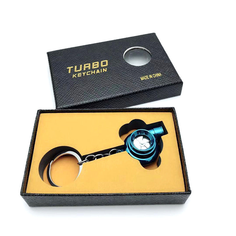 z Automotive Turbine Keychain Metal Creative Luminous LED