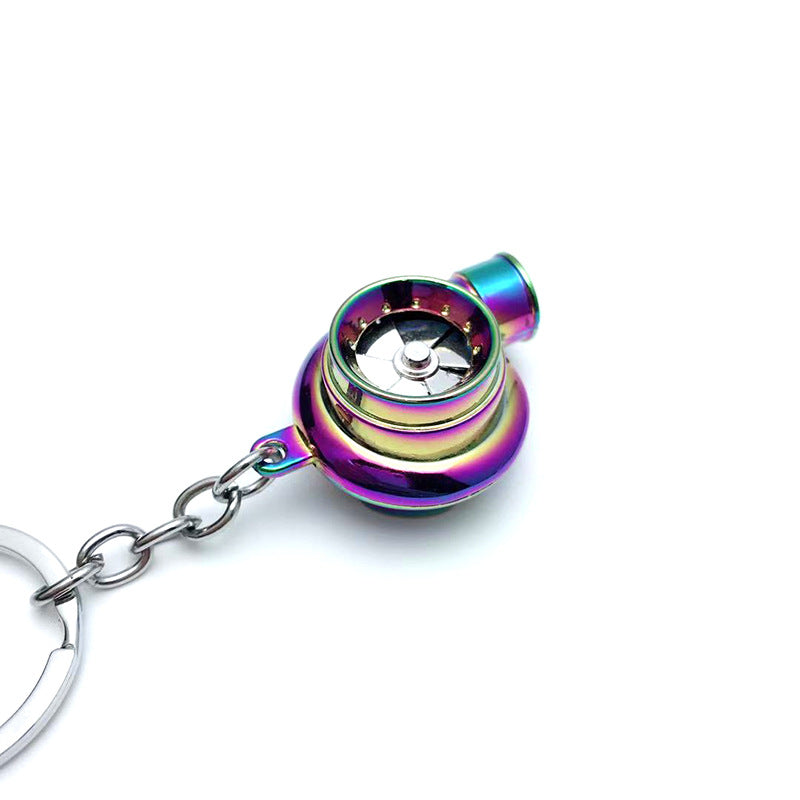 z Automotive Turbine Keychain Metal Creative Luminous LED